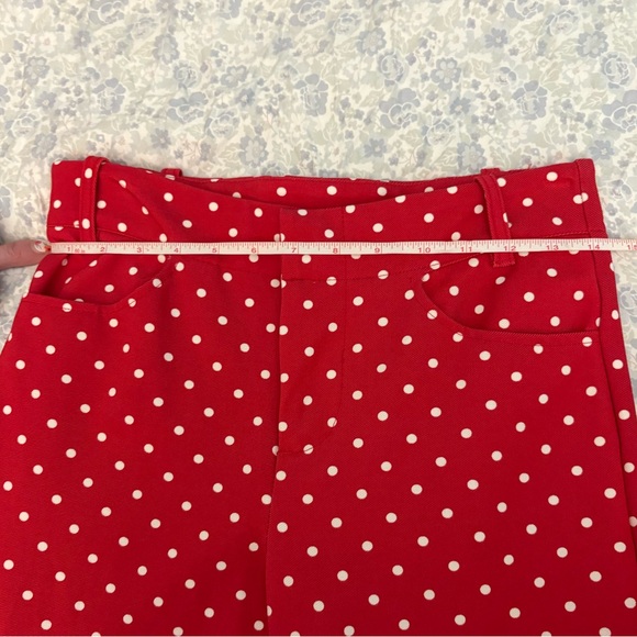 Free People Red and White Polka Dot Capris - Picture 4 of 8
